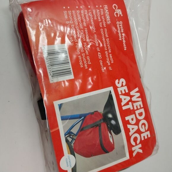 Wedge Seat Pack for Bicycle. Fits most bikes. - Picture 6 of 9
